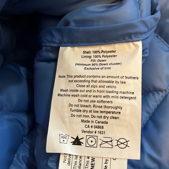 MEC Blue Down Jacket/Sweatshirt. Size M. Very good condition. - Picture 5 of 10